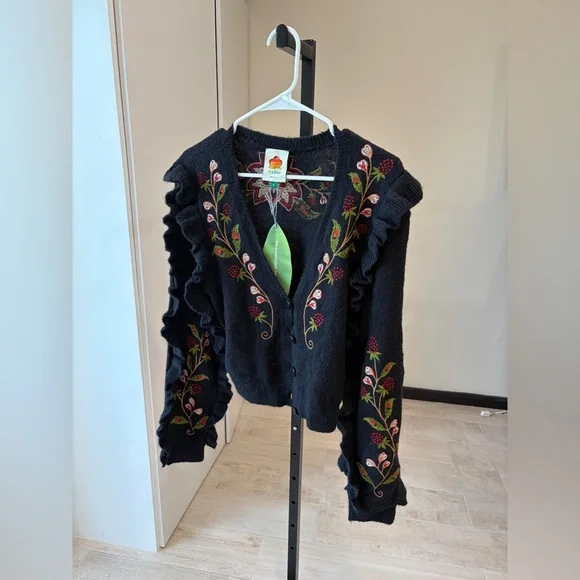 Farm Rio: Black Berry Embroidery Knit
Cardigan - Picture 11 of 12